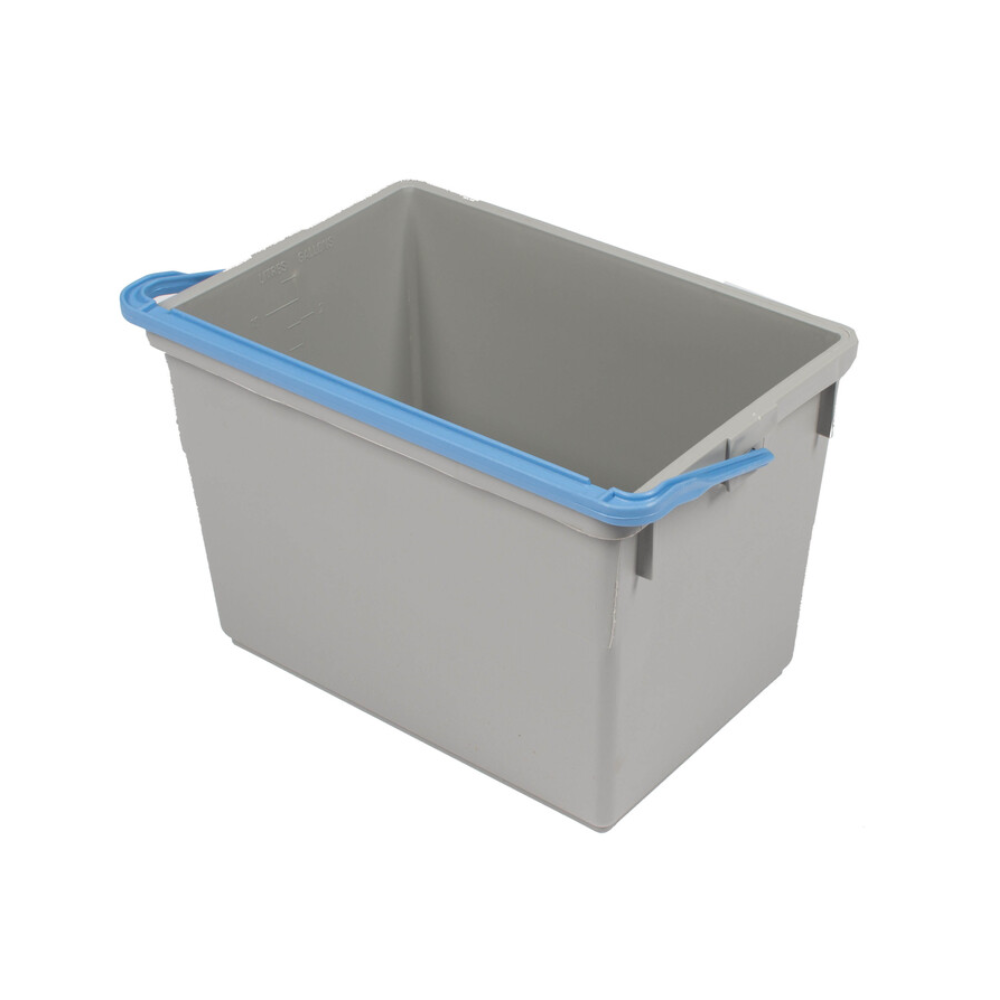 Numatic emmer 10 liter grijs met blauwe hendel