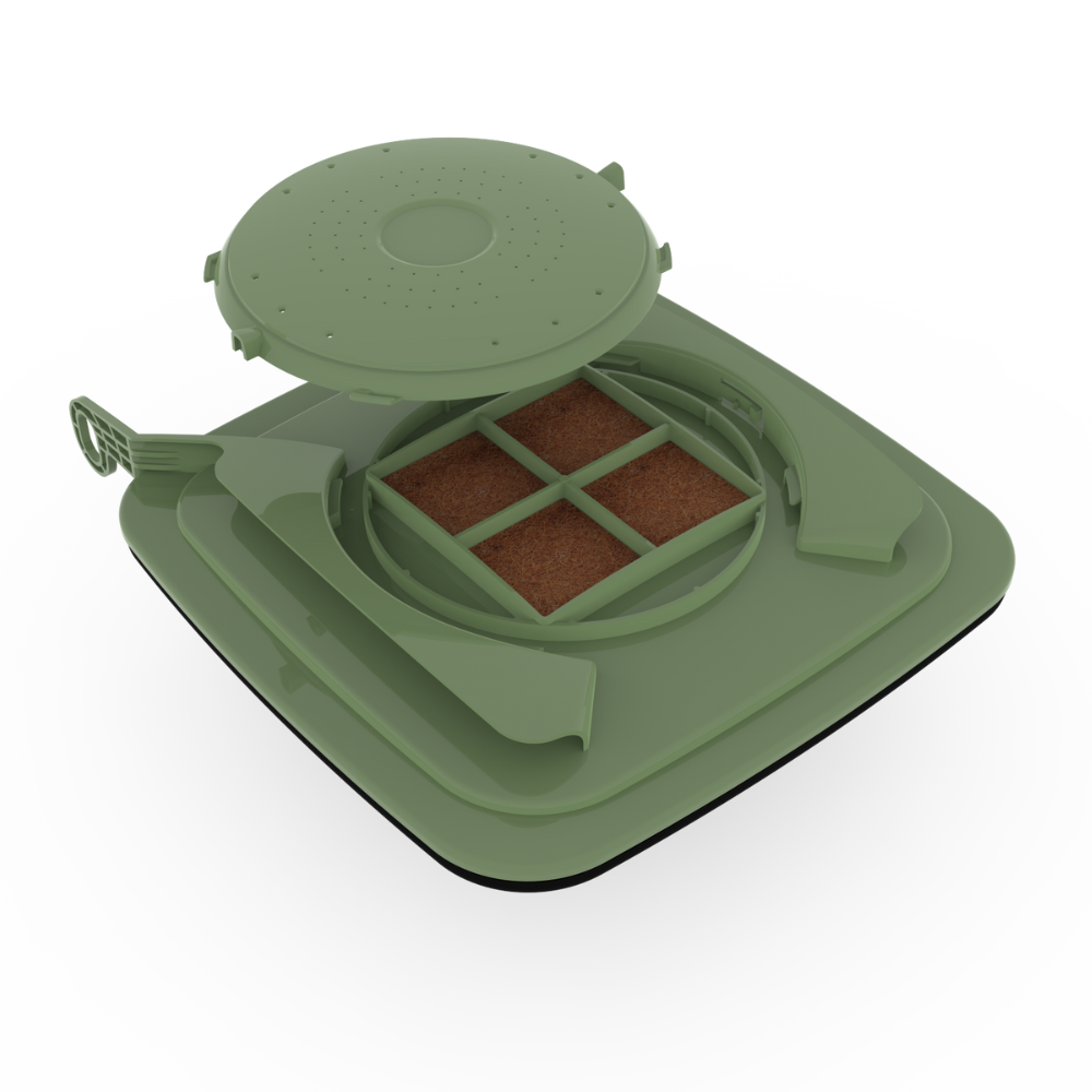 Biofilter deksel 120/140 liter groen