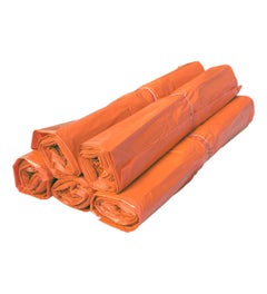 Afvalzakken 70x110cm T25 HDPE oranje - Doos 500 stuks