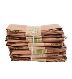 Composto papieren GFT zaken | Composteerbaar | 10 Bundels à 3 stuks