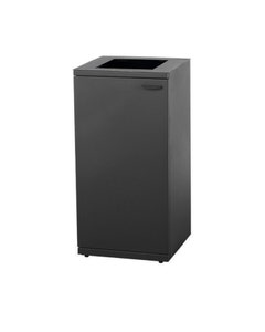 Afvalbak Paxa Erasmus XL 120 liter antraciet - open inworp