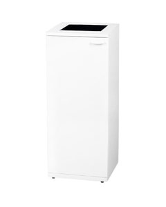 Afvalbak Paxa Erasmus XXL 160 liter wit met deur