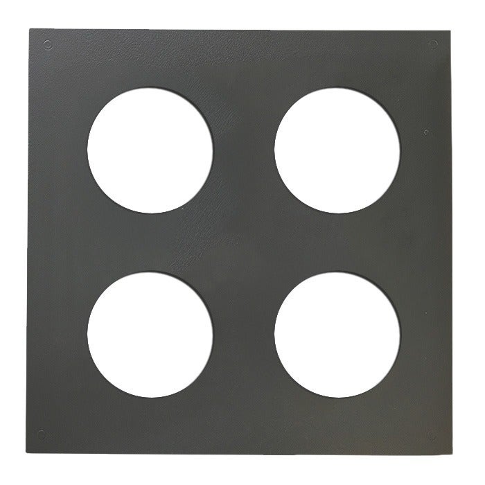 Bekerdeksel Paxa XL staal antraciet