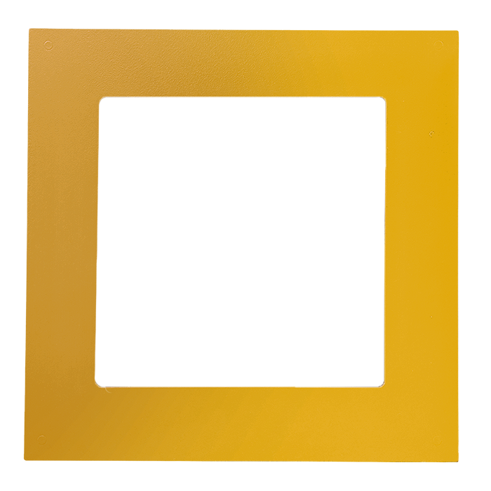 Deksel Paxa S/M staal geel