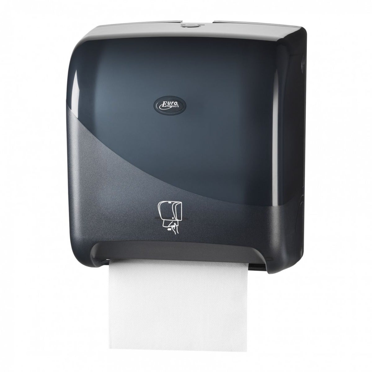 Handdoekdispenser Pearl Black Tear & Go voor handdoekrol