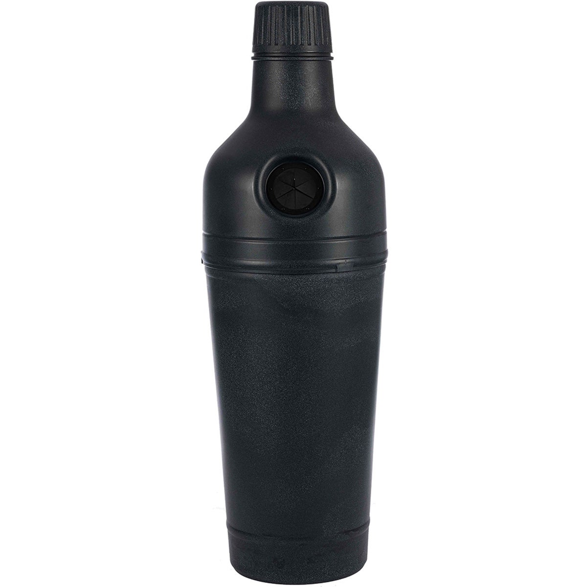 Kunststof afvalbak PETMAN 210 liter zwart gerecycled