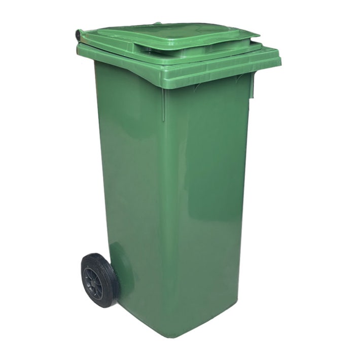 Afvalcontainer 140 liter groen voor GFT afval - Binqer.nl