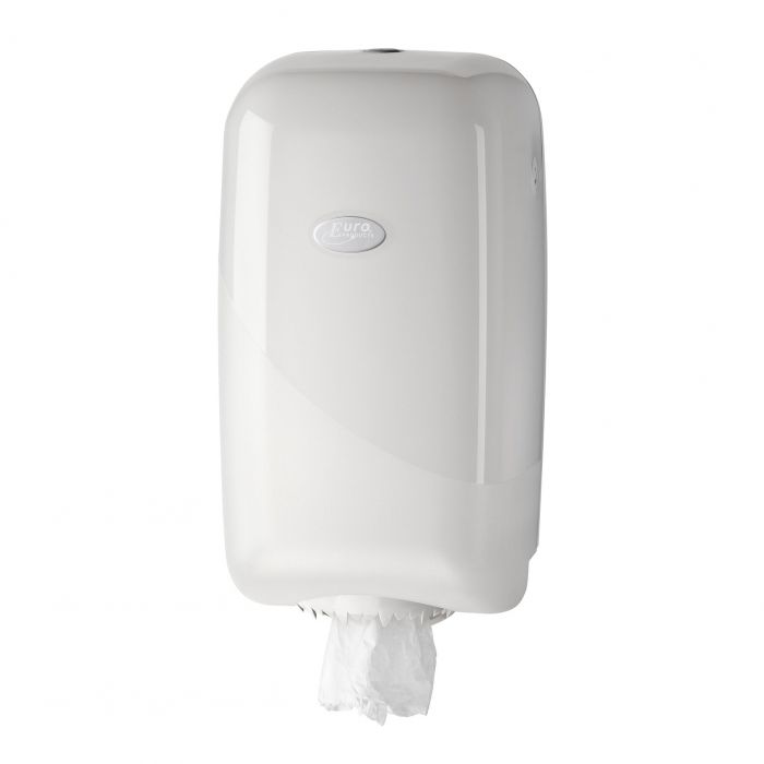 Poetsroldispenser Pearl White voor minirollen - 431105