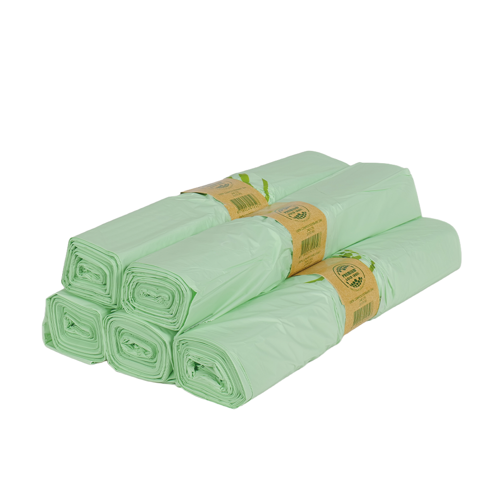 Biozakken 240 liter 105x140cm - Doos 5 rollen &agrave; 10 stuks