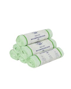 Premium biozakken 60x80cm 20my 60 liter - 6 rollen à 10 stuks