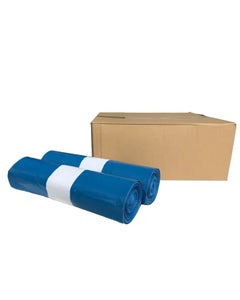 Containerzak 120 liter blauw 65/20x125cm T65 - Doos 100 stuks