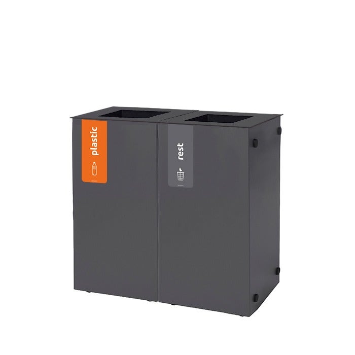 Duo afvalbak Paxa S 2x23 liter