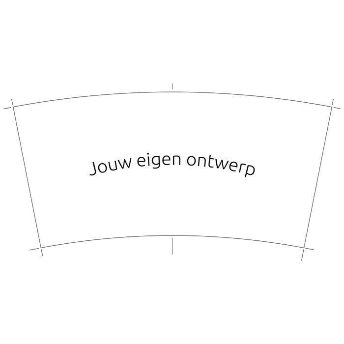 Wikkel voor PETman/TRASHman/CUPman gepersonaliseerd - ontwerp door Binqer