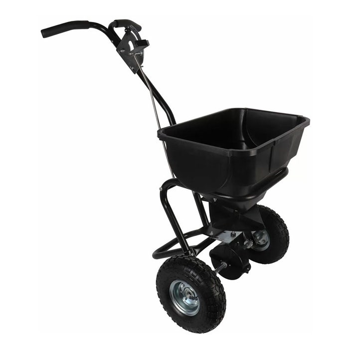 Strooiwagen luxe 25 liter voor strooizout, kunstmest of zaaigoed