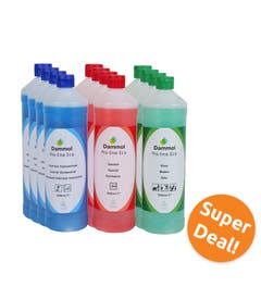 Super Deal: DAMMOL pro-line eco Sanitair + Vloer + Interieur Doos 4x3x1L