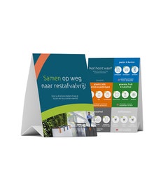 Tafelkaartjes met afvalstromen - wat hoort waar?