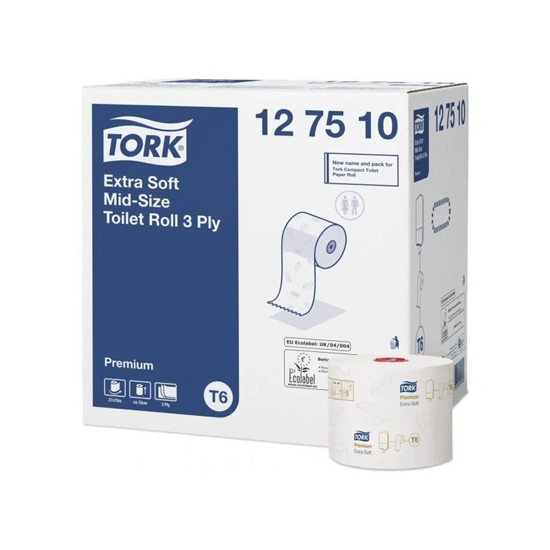Tork toiletpapier Premium Extra Soft T6 3-laags 70 meter - Pak 27 rollen - 127510