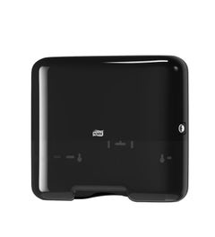 Tork H3 handdoekdispenser Singelfold Mini zwart - 553108