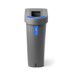 UBin afvalbak 70 liter grijs, Blauw voor PMD (BE)