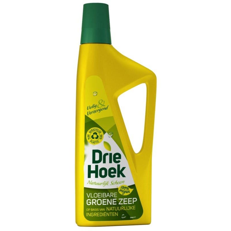 Driehoek vloeibare groene zeep 725 ml.