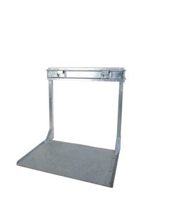 Wegstandaard onderplaat 660/770/1100 liter