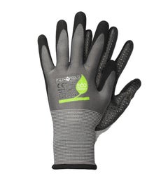 Werkhandschoenen met Nitril coating zwart/grijs - Maat XL