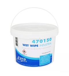 Euro Products Wet Wipe handreinigingsdoekjes 1 emmer 150 stuks - 470150