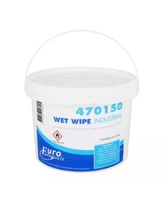 Euro Products Wet Wipe handreinigingsdoekjes 1 emmer 150 stuks - 470150