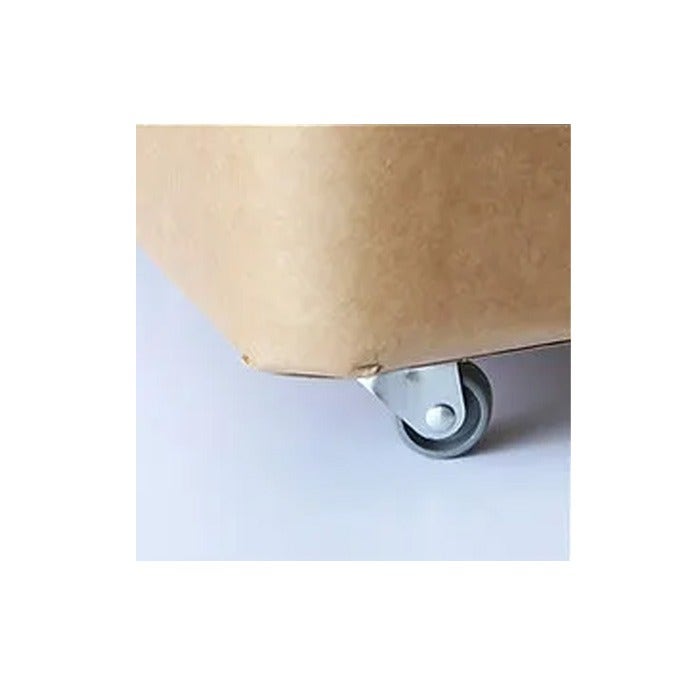 Wielenset met bodemversteviging kartonnen Afvalbox