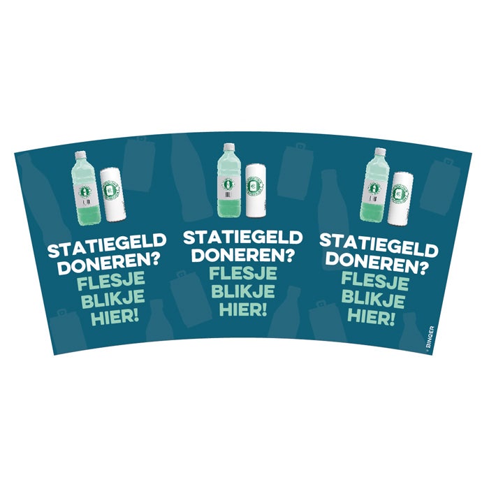 Wikkel voor PETMAN - fles + blik - statiegeld doneren