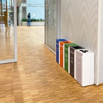 Afvalscheidingsbakken