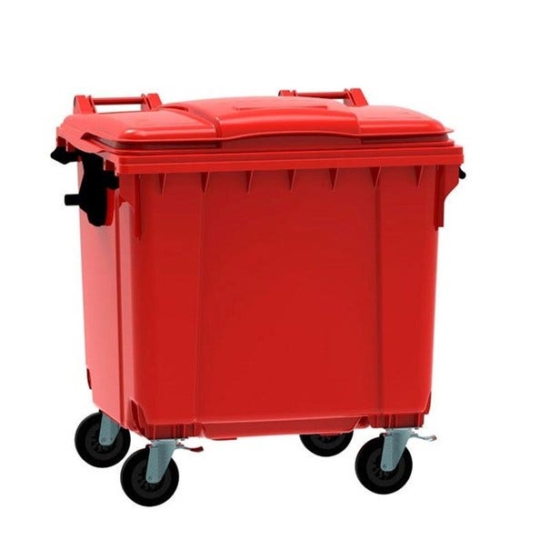 Afvalcontainer kca of organisch slachtafval - rood