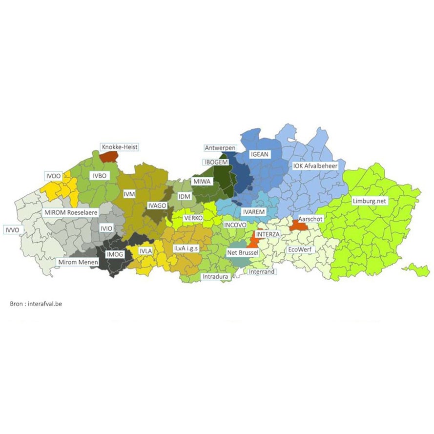 Vuil sorteren België - Vuilcontainer België - Afval sorteren België