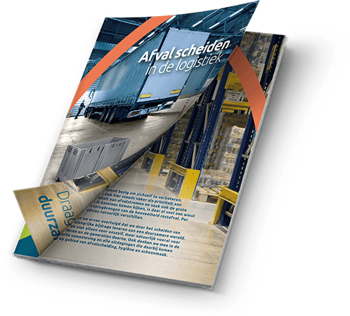 Brochure afval scheiden in het magazijn