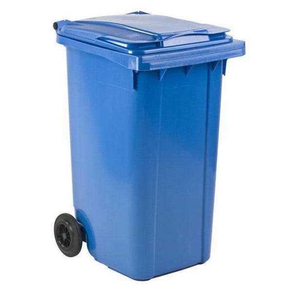 Afvalcontainer papier/karton - blauw