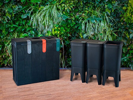 Bonton CircuBin en Original met 3 afvalstromen