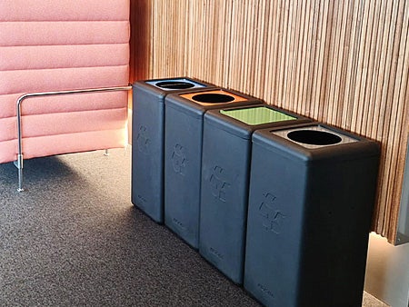 BrickBin afvalscheidingsbakken met 4 afvalstromen