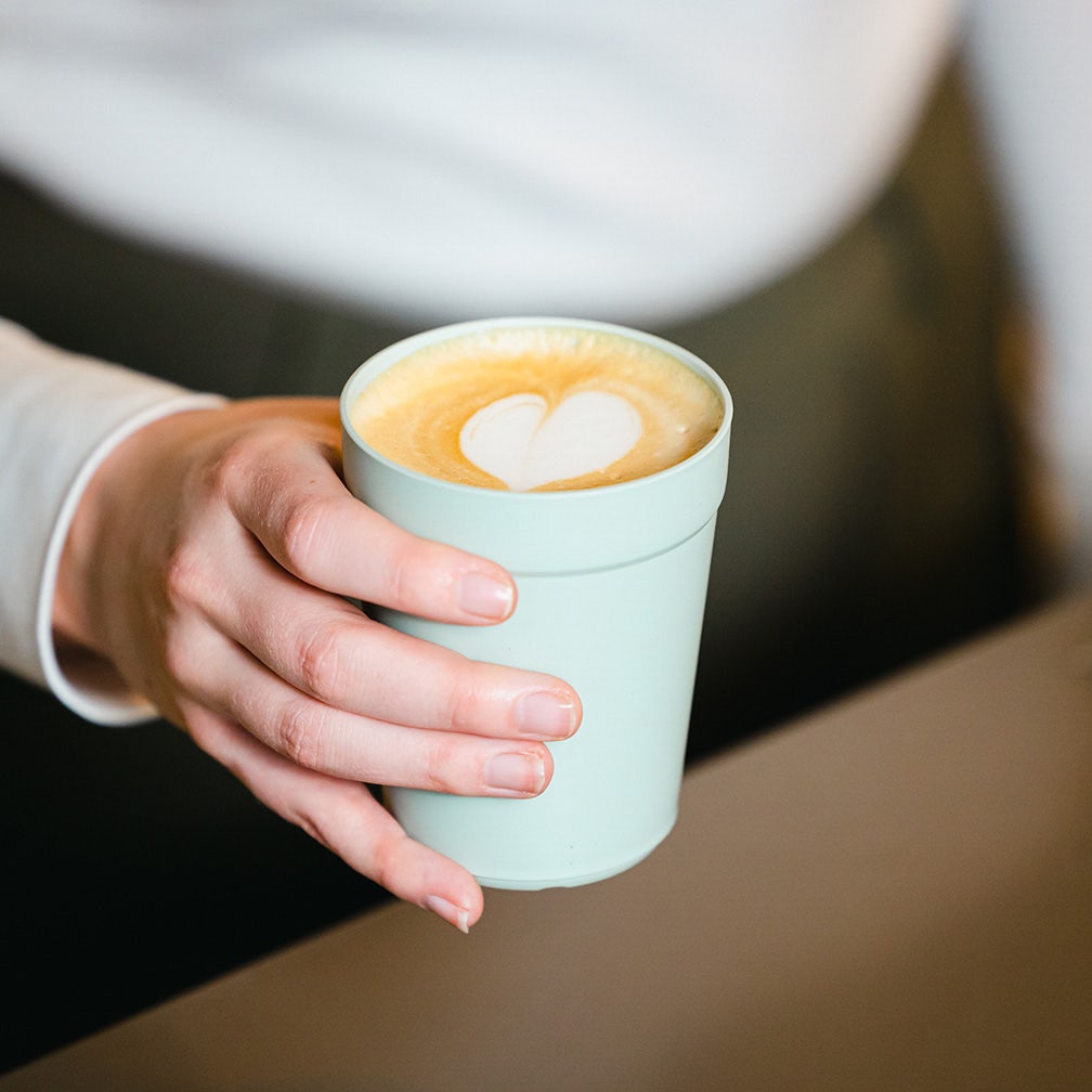 Herbruikbare koffiebeker 