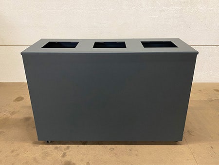 Clearo afvalscheidingsbak - meerdere afvalstromen scheiden - duurzaam - afvalscheidingstation - groot volume