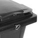 Afvalcontainer met slot