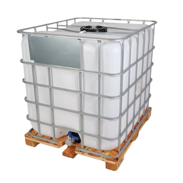 IBC container 1000 liter met houten onderstel