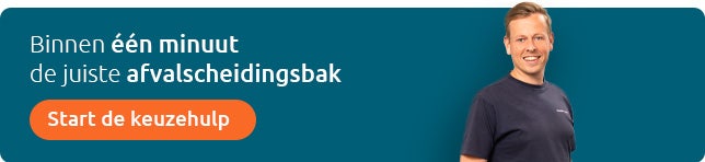 Banner keuzehulp afvalscheidingsbakken