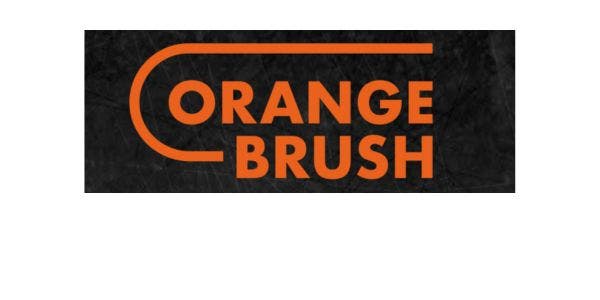 Orange Brush logo