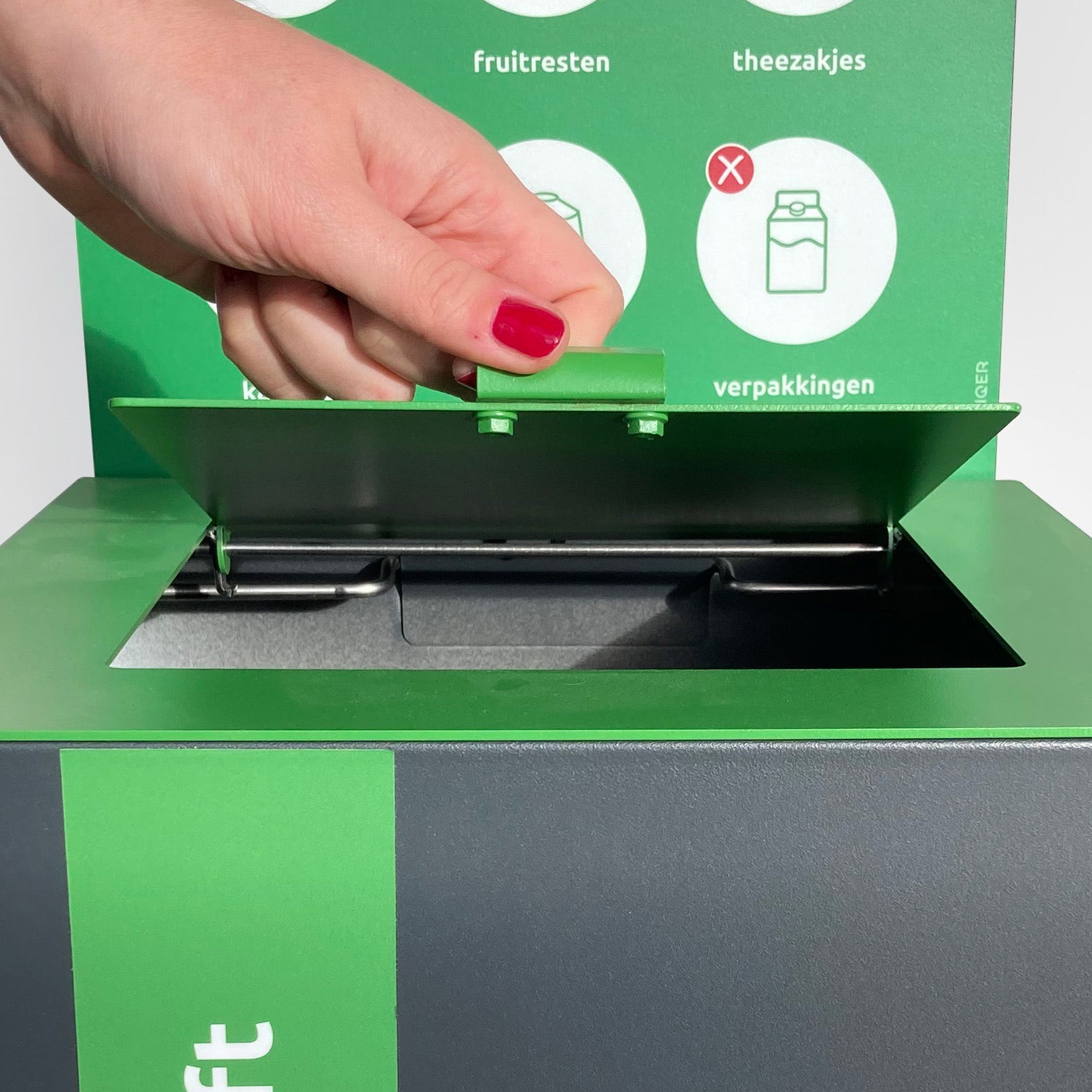 Paxa met groene klep