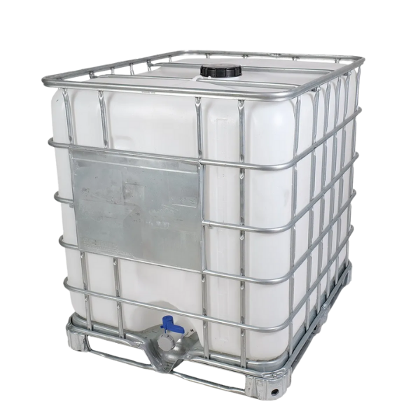 IBC container 1000 liter met stalen onderstel