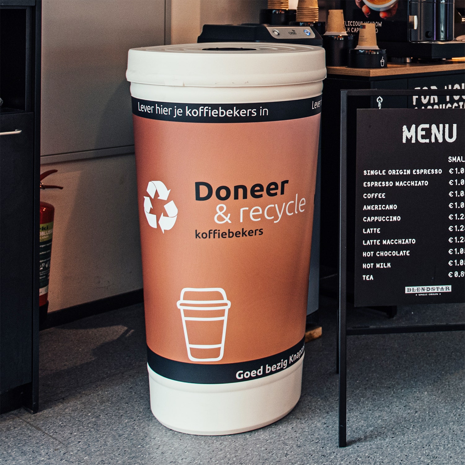 CUPman koffiebeker inzameling - Beker inzameling